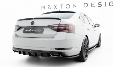 Тюнінговий дифузор заднього бампера Skoda Superb Liftback / Combi Mk3 фото