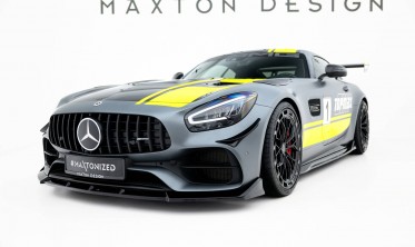 Тюнинг накладка (диффузор) на передний бампер Mercedes-AMG GT C C190 рестайл фото