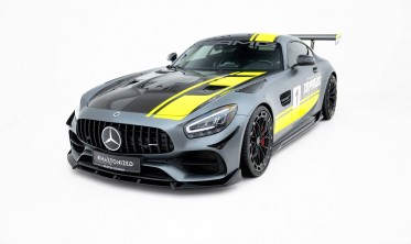 Тюнинг накладка (диффузор) на передний бампер Mercedes-AMG GT C C190 рестайл фото