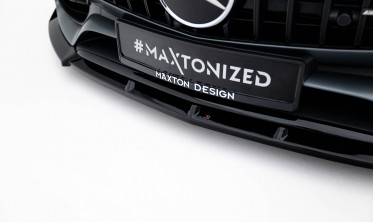 Тюнинг накладка (диффузор) на передний бампер Mercedes-AMG GT C C190 рестайл фото