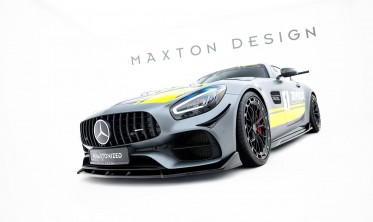 Тюнинг накладка (диффузор) на передний бампер Mercedes-AMG GT C C190 рестайл фото