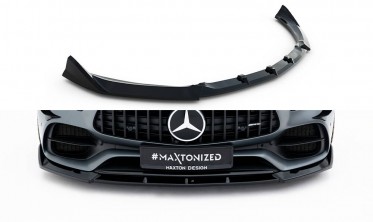 Тюнінг накладка (дифузор) на передній бампер Mercedes-AMG GT C C190 рестайл фото