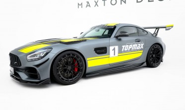 Тюнинг наклади (листвы) на боковые пороги Mercedes-AMG GT C C190 рестайл фото