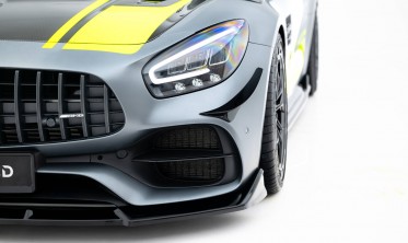 Комплект накладок на передній бампер (Canards) Mercedes-AMG GT C C190 2017-2023 фото