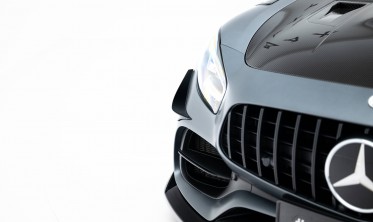 Комплект накладок на передній бампер (Canards) Mercedes-AMG GT C C190 2017-2023 фото