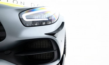 Комплект накладок на передній бампер (Canards) Mercedes-AMG GT C C190 2017-2023 фото