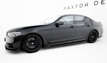 Нижние тюнинг накладки на боковые пороги BMW 5 M-Pack, M550i G30 / G31 вар. 2 фото
