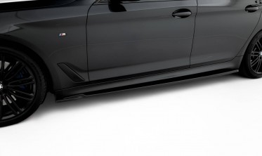 Нижние тюнинг накладки на боковые пороги BMW 5 M-Pack, M550i G30 / G31 вар. 2 фото