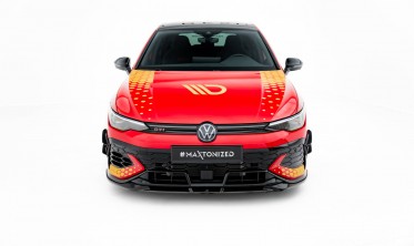 Тюнинг накладка (диффузор) на передний бампер Volkswagen Golf GTI Clubsport Mk8 рестайл вар. 1 фото