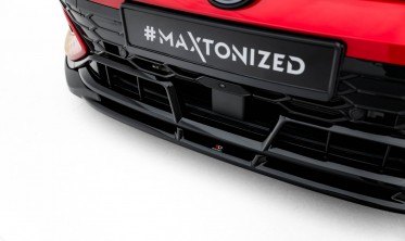 Тюнинг накладка (диффузор) на передний бампер Volkswagen Golf GTI Clubsport Mk8 рестайл вар. 1 фото