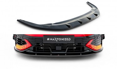 Передняя накладка Maxton-design на бампер VW Golf GTI Clubsport Mk8 2024- вар. 2 фото