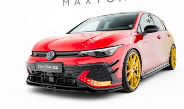 Тюнінг спліттер Maxton-design на передній бампер VW Golf GTI Clubsport Mk8 2024- вар. 3 фото