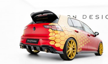 Тюнинг диффузор на задний бампер VW Golf GTI Clubsport Mk8 рестайл 2024- фото