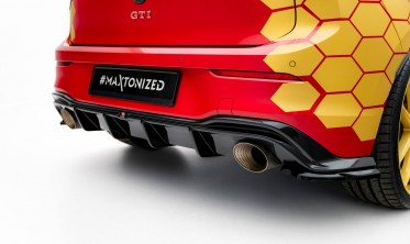 Тюнинг диффузор на задний бампер VW Golf GTI Clubsport Mk8 рестайл 2024- фото