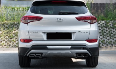 комплект накладок Hyundai Tucson з імітацією насадок дорест. фото