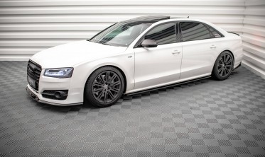 Тюнинговая накладка переднего бампера Audi S8 D4 рестайл вер. 2 фото