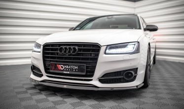 Тюнинговая накладка переднего бампера Audi S8 D4 рестайл вер. 2 фото