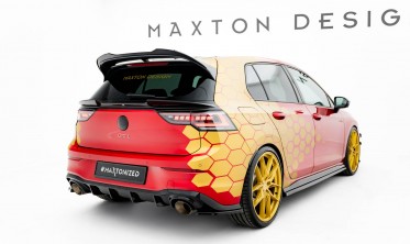 Боковые тюнинг накладки на задний бампер VW Golf GTI Clubsport Mk8 рестайл 2024- вар. 2 фото