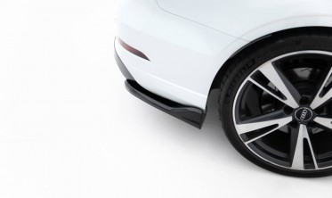 Бокові тюнінг накладки заднього бампера Audi RS3 8V Sedan 2016-2020 вар. 5 фото