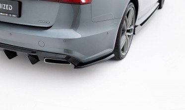 Бокові тюнінг накладки заднього бампера Audi S6 / A6 S-Line / A6 C7 FL вар. 3 фото