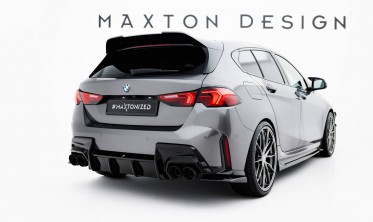 Бокові накладки Maxton design на задній бампер BMW M135i F70 вар. 2 фото