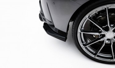 Бокові накладки Maxton design на задній бампер BMW M135i F70 вар. 2 фото