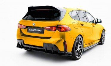 Тюнинг диффузор (накладка) на задний бампер BMW 1 F70 M-Pack  фото