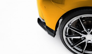 Тюнинг диффузор (накладка) на задний бампер BMW 1 F70 M-Pack  фото