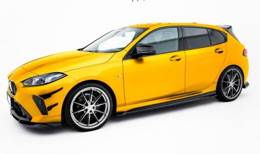 Нижні накладки (дифузори) на бокові пороги BMW M135i / 1 M-Pack F70 вар. 3 фото