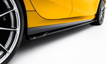 Нижні накладки (дифузори) на бокові пороги BMW M135i / 1 M-Pack F70 вар. 3 фото