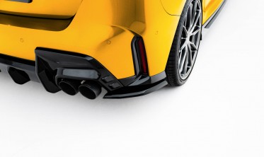 Тюнинг накладки (элероны) на край заднего бампера BMW M135i F70 вар. 1 фото