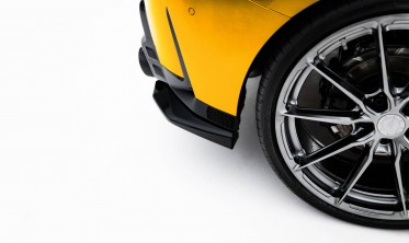 Бокові накладки Maxton design на задній бампер BMW M135i F70 вар. 2 фото