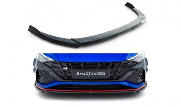 Тюнинг накладка (диффузор) на передний бампер Hyundai Elantra N Mk7 вар. 1 фото