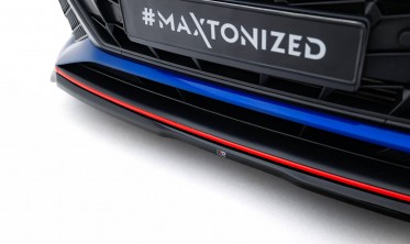 Тюнинг накладка (диффузор) на передний бампер Hyundai Elantra N Mk7 вар. 1 фото
