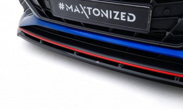 Тюнинг юбка (нижняя накладка) на передний бампер Hyundai Elantra N Mk7 вар. 2 фото
