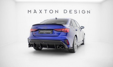 Бокові накладки (елерони) на задній бампер Audi S3 Sedan 8Y 2024- вар. 3 фото