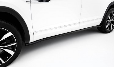 Тюнінг накладки (лістви) на бокові пороги Volkswagen Atlas R-Line Mk1 рестайл 2 фото