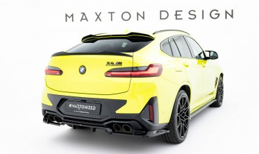 Тюнинг диффузор (накладка) на задний бампер BMW X4M F98 рестайл 2021- фото