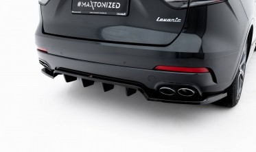 Тюнінговий дифузор (накладка) на задній бампер Maserati Levante GT Mk1 2016-2024 фото