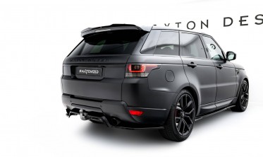 Задний тюнинг диффузор (накладка) на бампер Land Rover Range Rover Sport Mk2 фото