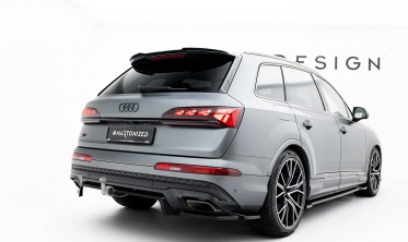 Тюнінг дифузор (накладка) на задній бампер Audi Q7 S-Line Mk2 рестайл 2 2023- фото