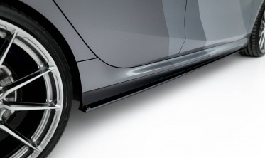 Нижние накладки (листвы) на боковые пороги BMW 1 F70 M-Pack / M135i / 2 M-Pack / M235i Street Pro фото