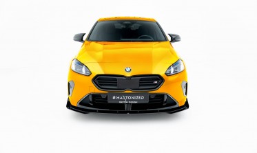 Нижній дифузор + бокові накладки Street Pro на передній бампер BMW 1 F70 M-Pack / M135i / / 2 M-Pack / M235i F74 фото