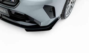 Нижній дифузор + бокові накладки Street Pro на передній бампер BMW 1 F70 M-Pack / M135i / / 2 M-Pack / M235i F74 фото