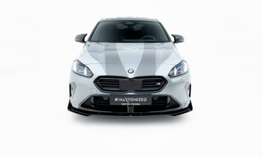 Нижній дифузор + бокові накладки Street Pro на передній бампер BMW 1 F70 M-Pack / M135i / / 2 M-Pack / M235i F74 фото