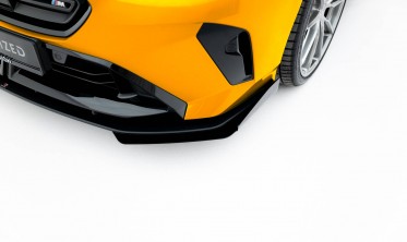 Нижній дифузор + бокові накладки Street Pro на передній бампер BMW 1 F70 M-Pack / M135i / / 2 M-Pack / M235i F74 фото