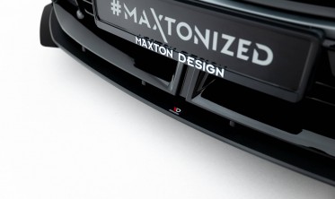 Нижній дифузор + бокові накладки Street Pro на передній бампер BMW 1 F70 M-Pack / M135i / / 2 M-Pack / M235i F74 фото