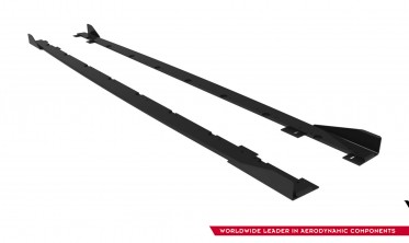 Комплект тюнінг накладок на бокові пороги BMW 1 F70 M-Pack / M135i / 2 M-Pack / M235i Street Pro фото