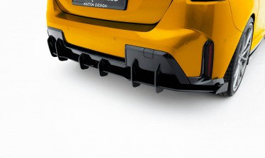 Диффузор + боковые накладки на задний бампер BMW 1 F70 M-Pack Street Pro фото