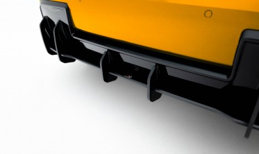 Диффузор + боковые накладки на задний бампер BMW 1 F70 M-Pack Street Pro фото